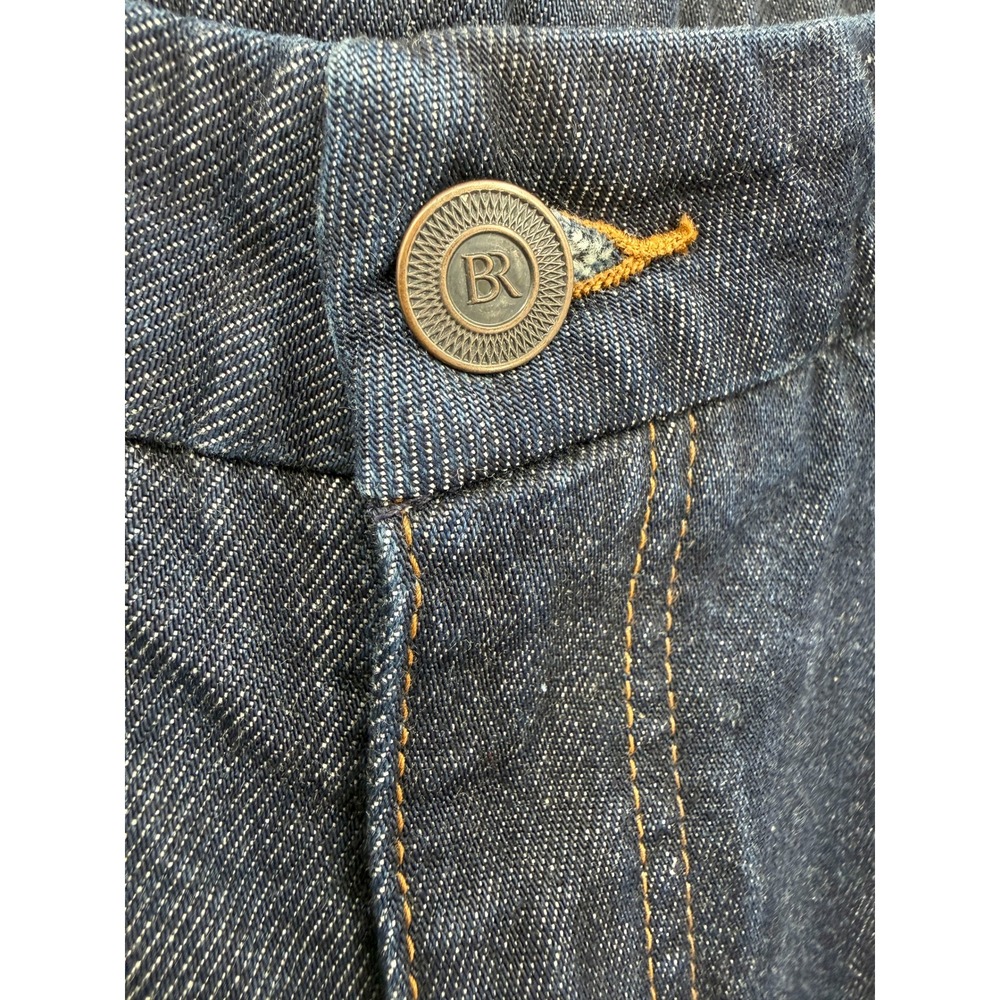 Banana Republic Jeans Women 27/4 Petite Dark Wash Mid-Rise Straight Pleated 0062 - Picture 5 of 9